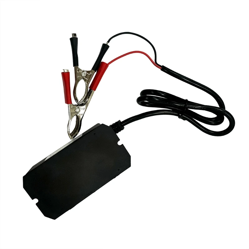 for DC Power Adapter with Battery Clip 12V Vehicle USB for Cellphone Tab