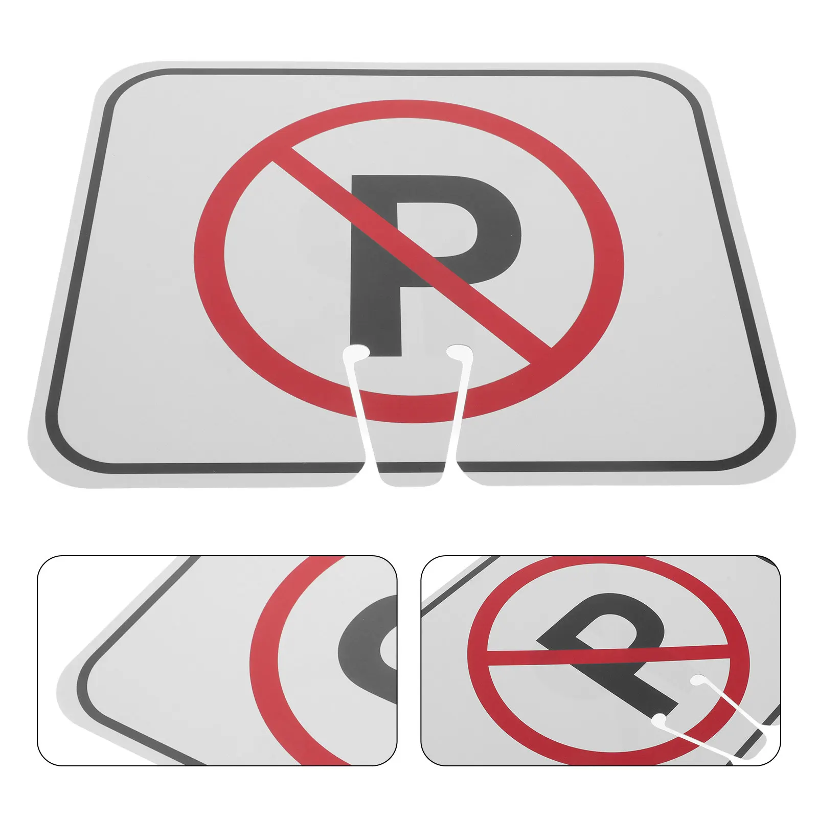 No Parking Plaque Waterproof Weather Resistant Outdoor Private Property Sign Do Not Block Driveway Traffic Sign