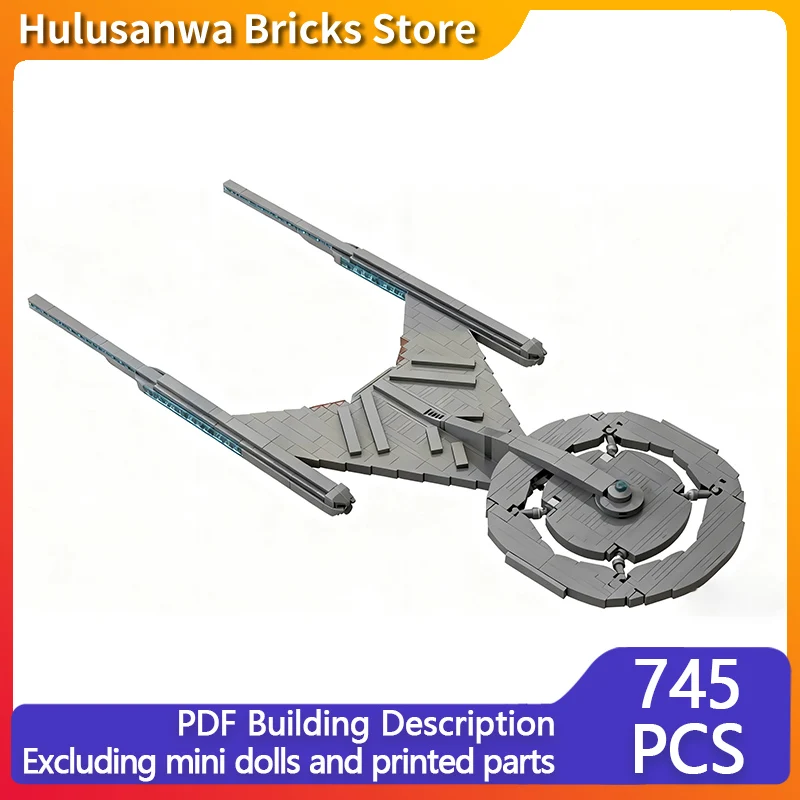 

Популярная киномодель MOC, строительные кирпичи, космический боевой линкор, модульные технологии, подарки, праздник, сборка, детские игрушки, костюм