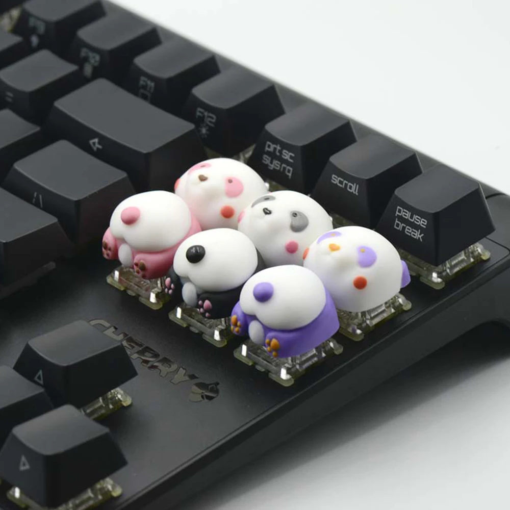 

Колпачки для клавиш Cherry Mx Gateron, дизайнерская клавиатура без подсветки, черная белая розовая