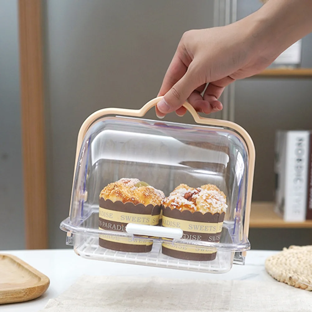 Contenedor de almacenamiento de botellas de leche para bebé, caja de secado, tapa transparente duradera, bandeja de drenaje desmontable, organizador de biberones, 1 Uds.