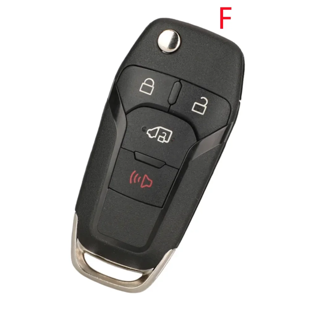 50pcs/lot 2/3/4 Buttons Flip Folding Remote Car Key Shell Case for Ford Fusion Edge Explorer 2013-2015 HU101 Blade