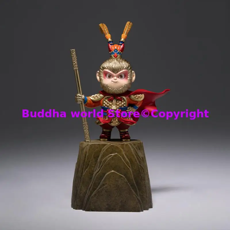 Limited POP Figurine WU KONG model copper Carving Collection Home ornament boss office Fancy decorative Figure Birthday Gift