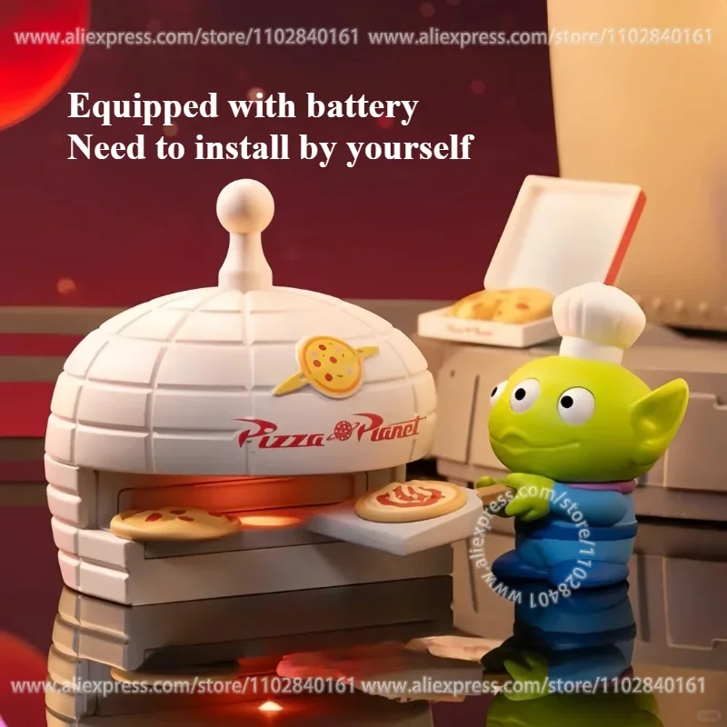 MINISO Blind Box Disney Toy Story Alien Series Pizza Planet Children\'s Cute Ornaments Trendy Figures Birthday Present Model
