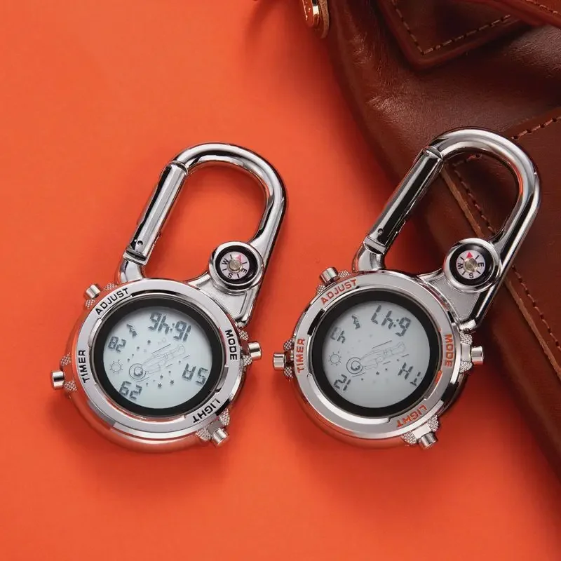 Portable Astronaut Buckle Nurse Watch Electronic Compass Sports Mountaineering Outdoor Tools Student Learning Watch Strap