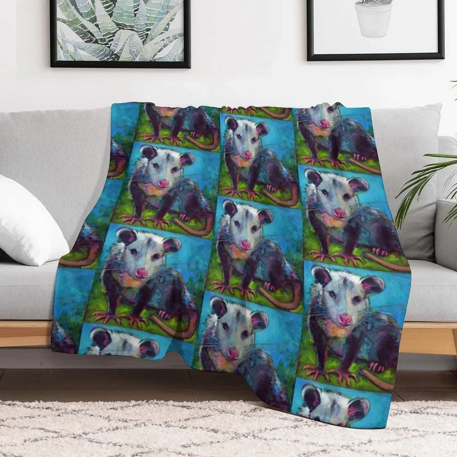 New Beethoven the OPOSSUM by Robert Phelps Throw Blanket Blankets For Bed blankets ands Blankets