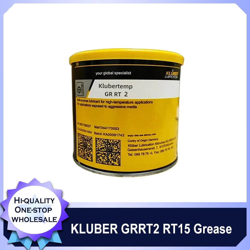 

KLUBER GRRT2 1KG Spindle Bearings GR RT 2 15 for Applications Exposed To Aggressive Media Germany Original Product