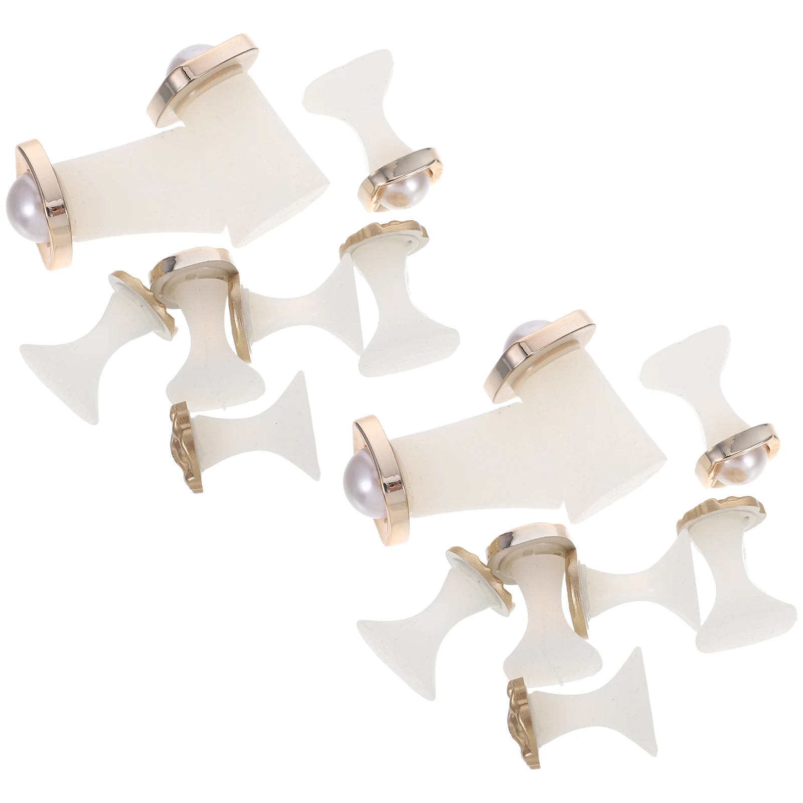 Separadores de dedos de silicona para pedicura, herramientas suaves y reutilizables para decoración de uñas con diseño de diamantes de imitación de Margarita, espaciadores de dedos precisos para Gel, 16 Uds.