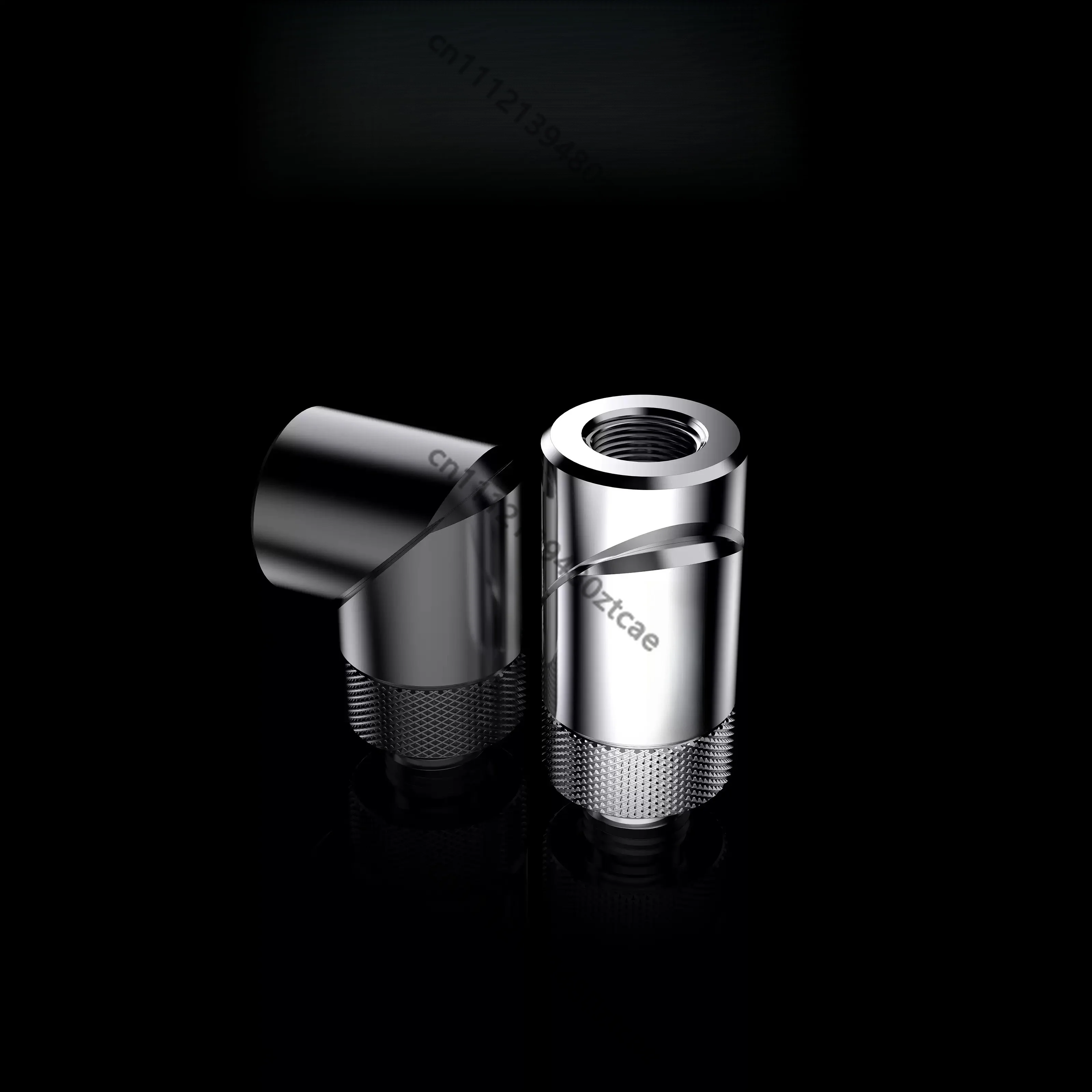 Rotatable Double Joint Split Water Fitting  For PC Liquid Cooling Loop Electronic DIY Hardware Replacement Spare Parts