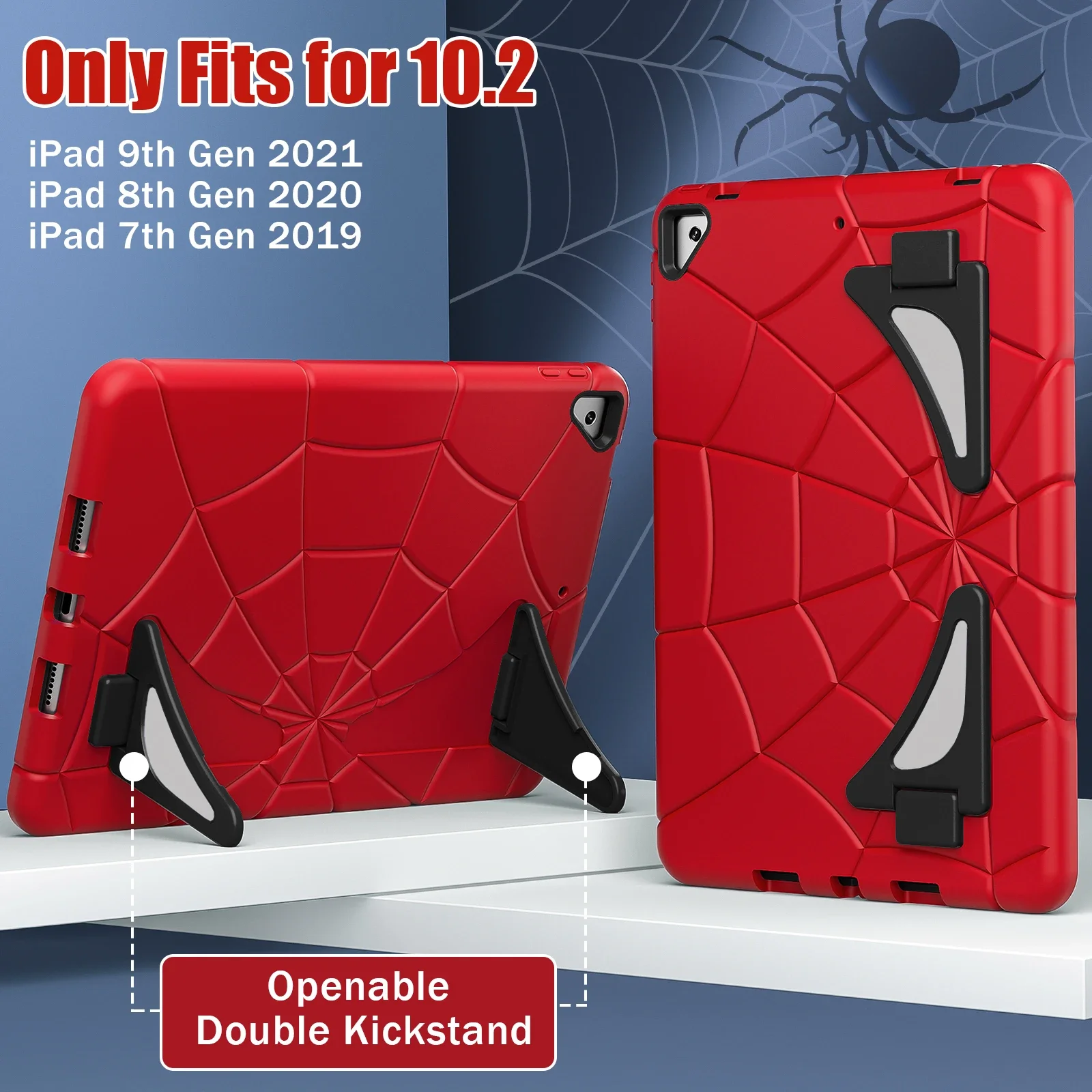 Capa de Tablet à Prova de Choque para Criança, iPad Case, iPad Pro 11, iPad 7, 9ª Geração, 8ª Geração, 7ª, 6ª Geração, 10.2, 9.7, 2018, 2022, Air 4,