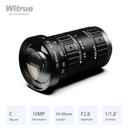 Obiettivo varifocale 4K 10MP C Mount 10-50MM F2.8 1/1.8 