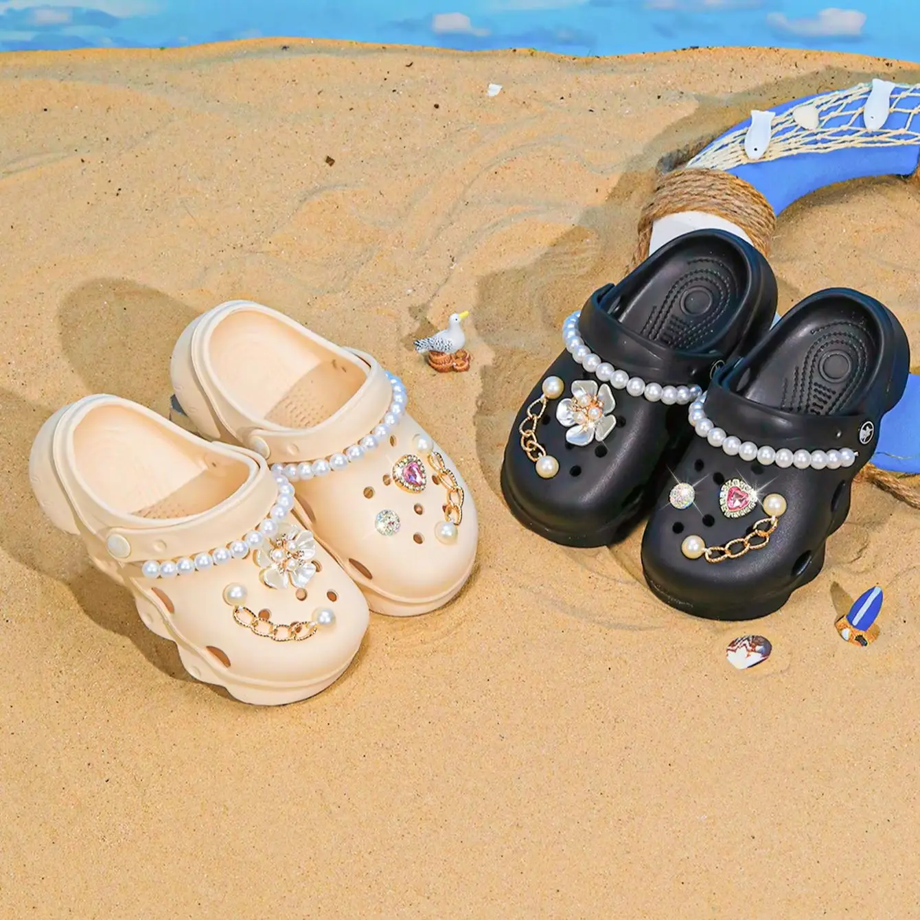 Kids' Clog, Lightweight EVA Garden Shoes, Waterproof Slip-Resistant Sandals, Comfortable Slip-On Shoes for Indoor Outdoor 1214