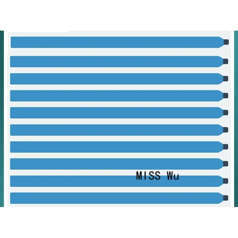 100.200.500PCSEasy to pull tape, used for laptop lcd screen removal and installation easy to pull glue 210mm 8mm 0.6mmDIY