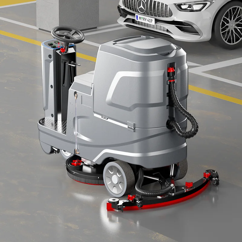 

Big Tank Commercial Floor Scrubber High Quality Ride On Hotel Floor Scrubber
