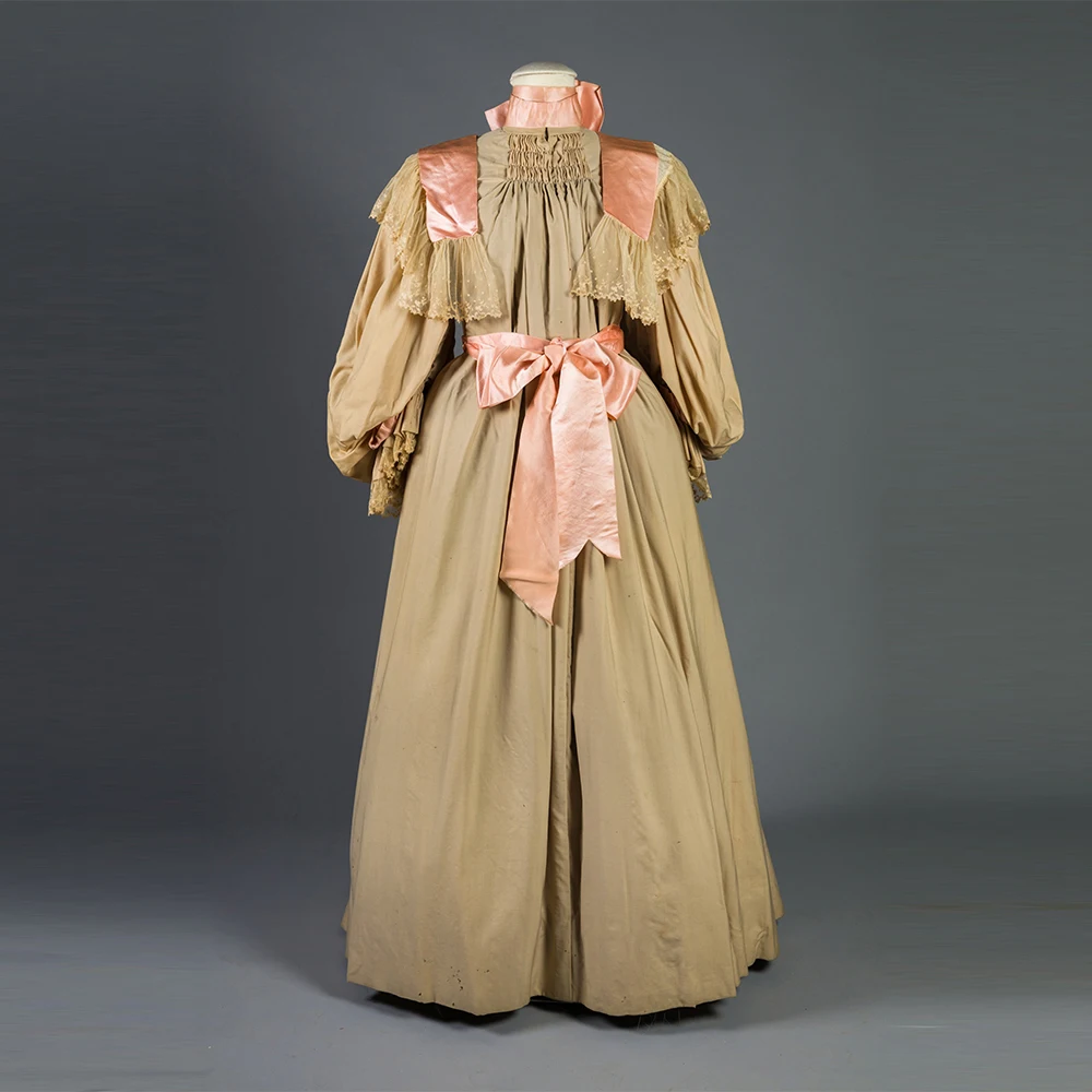 

Historical Tea Party Day Dress Victorian Court Princess Elegant Sack-Back Train Walking Costume Southern Belle Rococo Ball Gown