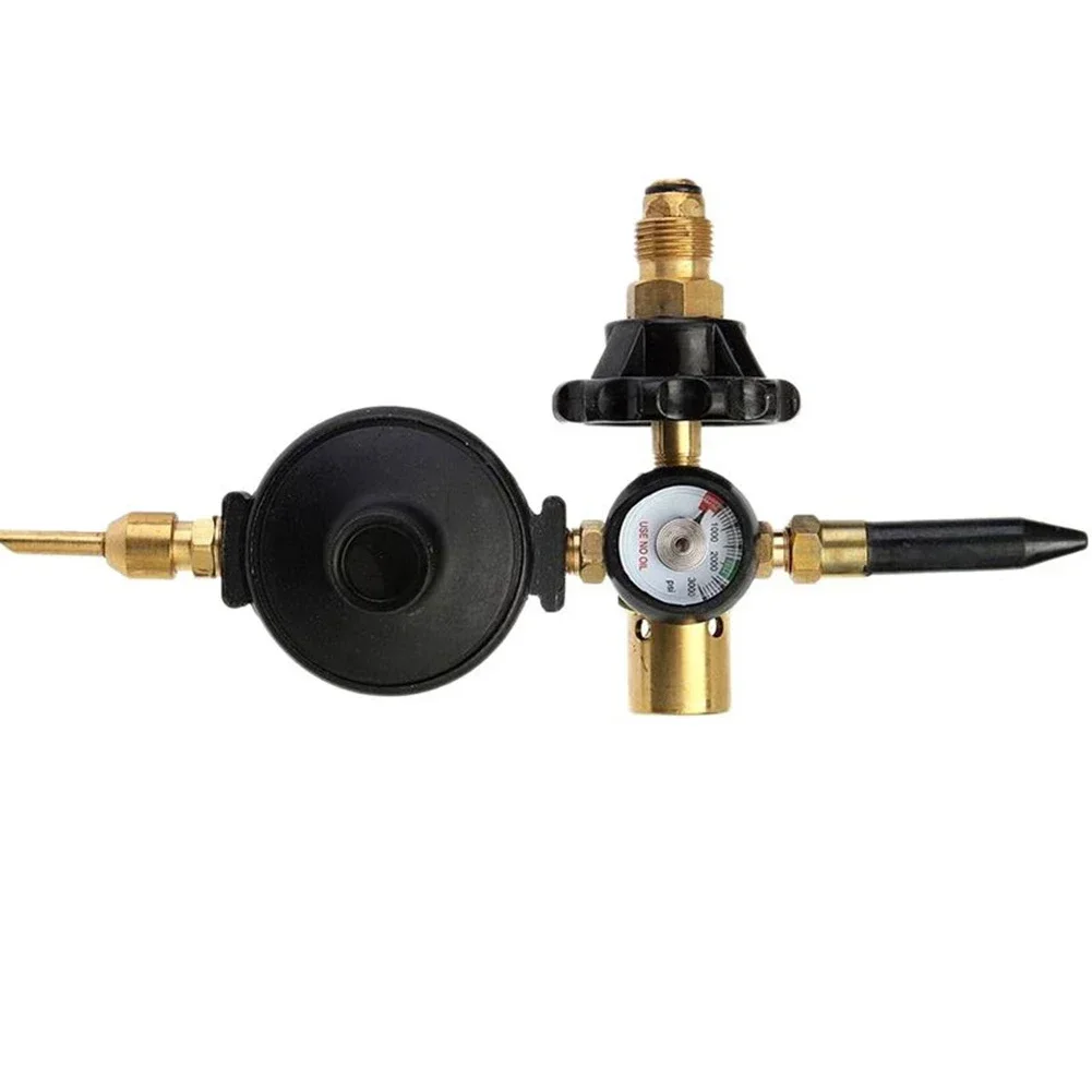 

Fits All CGA-580 Tank Pressure Reducing Valve Plastic Metal Black Gold Balloon 300mm Long Brass Fittings Helium