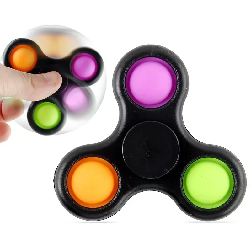 Decompression Finger Top Exhaust Bubble Love Pinch fun Competition Fingertip Spin Toy Gifts