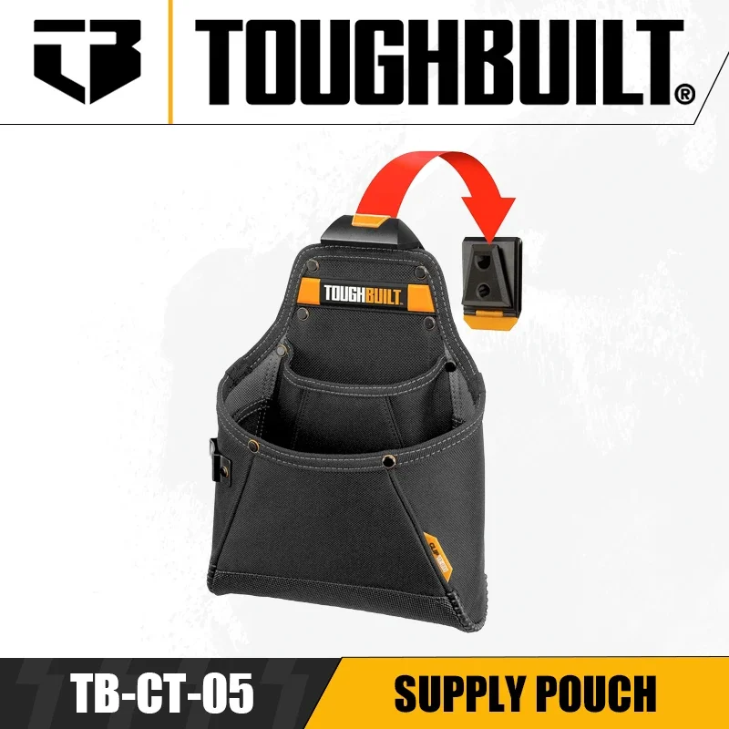 toughbuilt-tb-ct-05-多機能ツールベルトポーチ。大工や電気工事士向けの工具収納に最適。