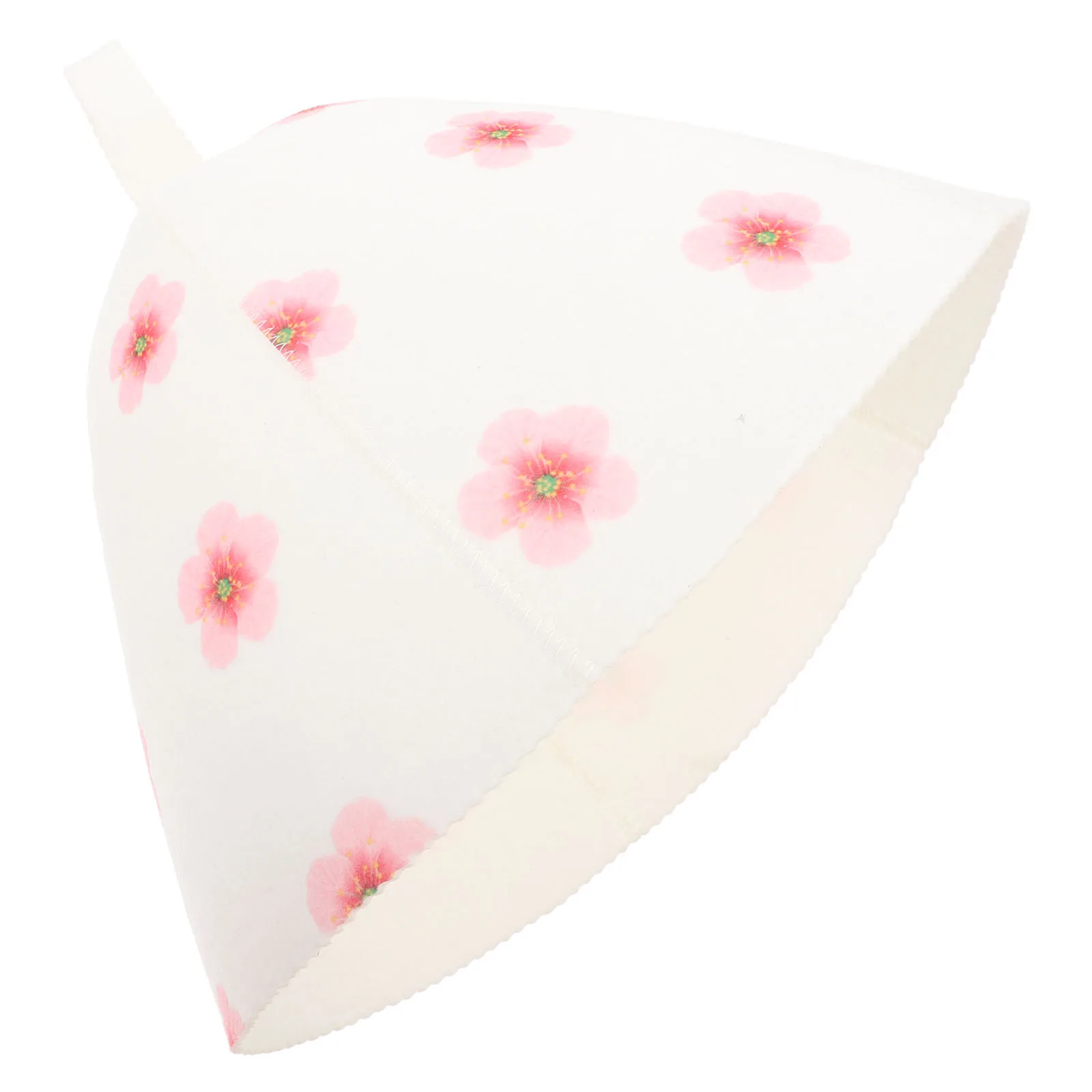 

Felt Wool Sauna Hat Soft Breathable Lightweight Foldable For Sauna Steam Room Bath Insulation Absorbent Hair Protector Cap