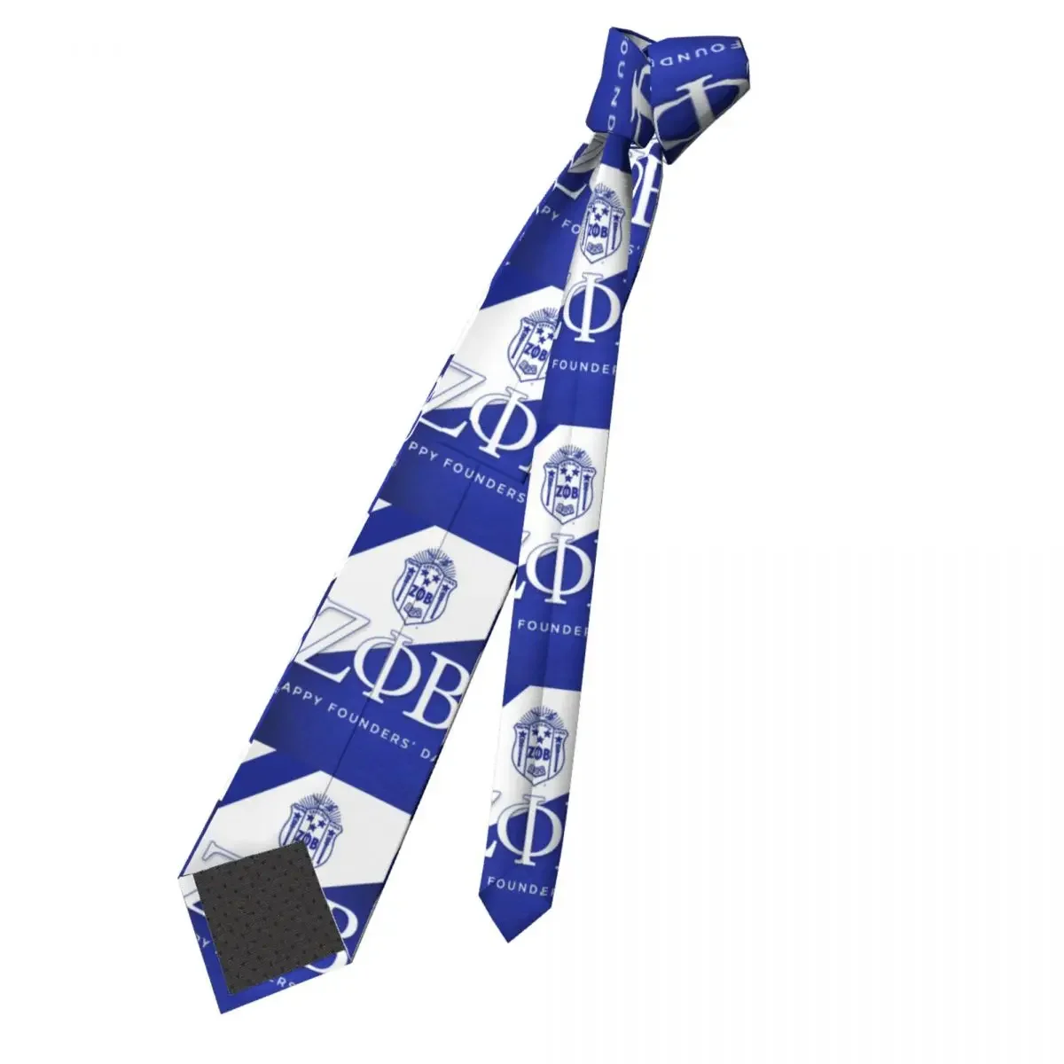 Custom Zeta Phi Beta Greek Letter 1920 Tie Men's Formal Silk ZOB Neckties for Business