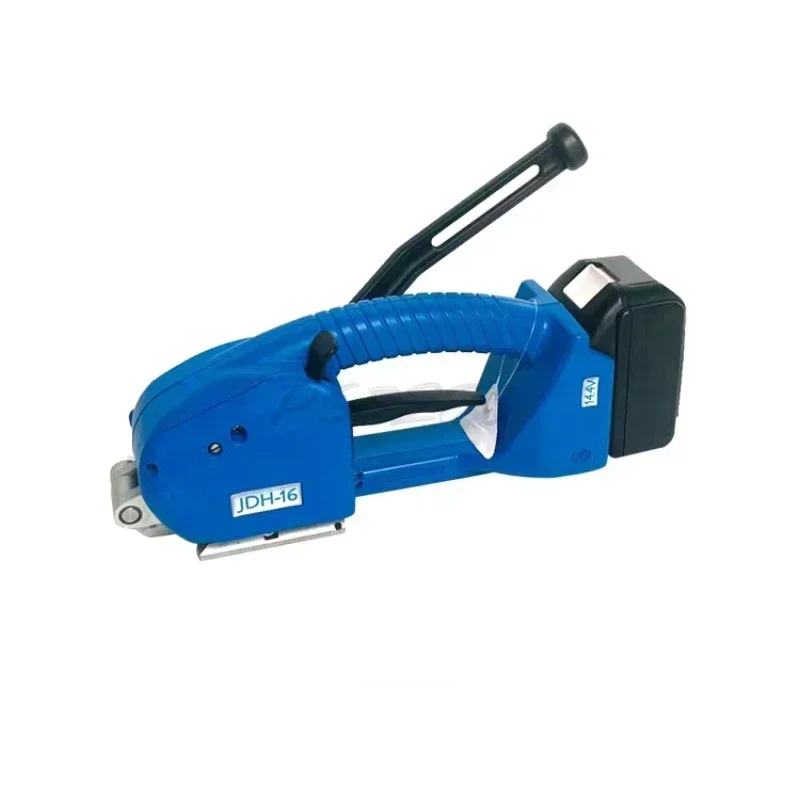 JDH-16 Semi-automatic Portable Strapping Machine with Brushless Motor and Plastic Hot Melt Bundling Tensioner