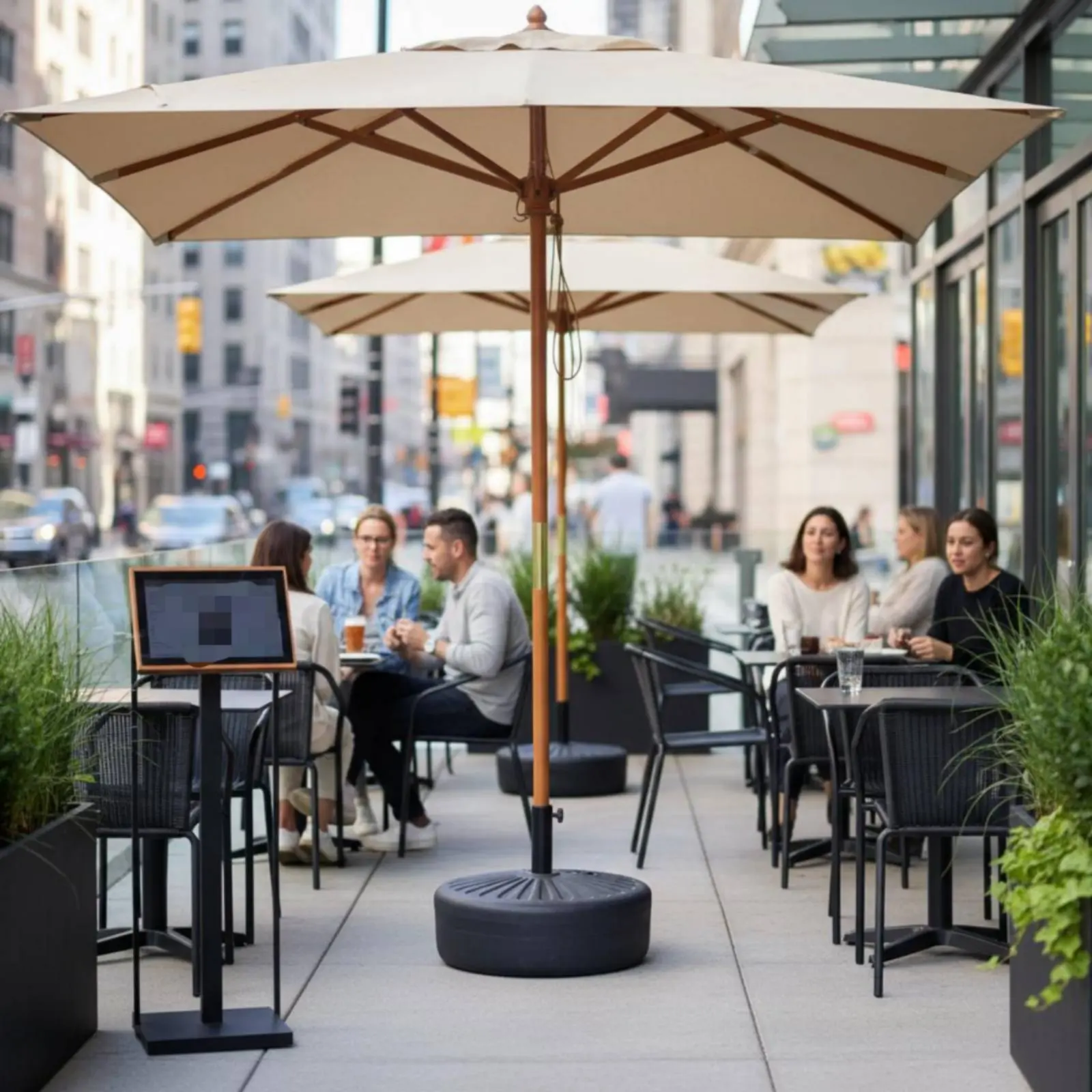 

Основание для зонта для патио, универсальное, с возможностью наполнения водой, подставка для уличного зонта от солнца, легко хранить, не ржавеет, для сада