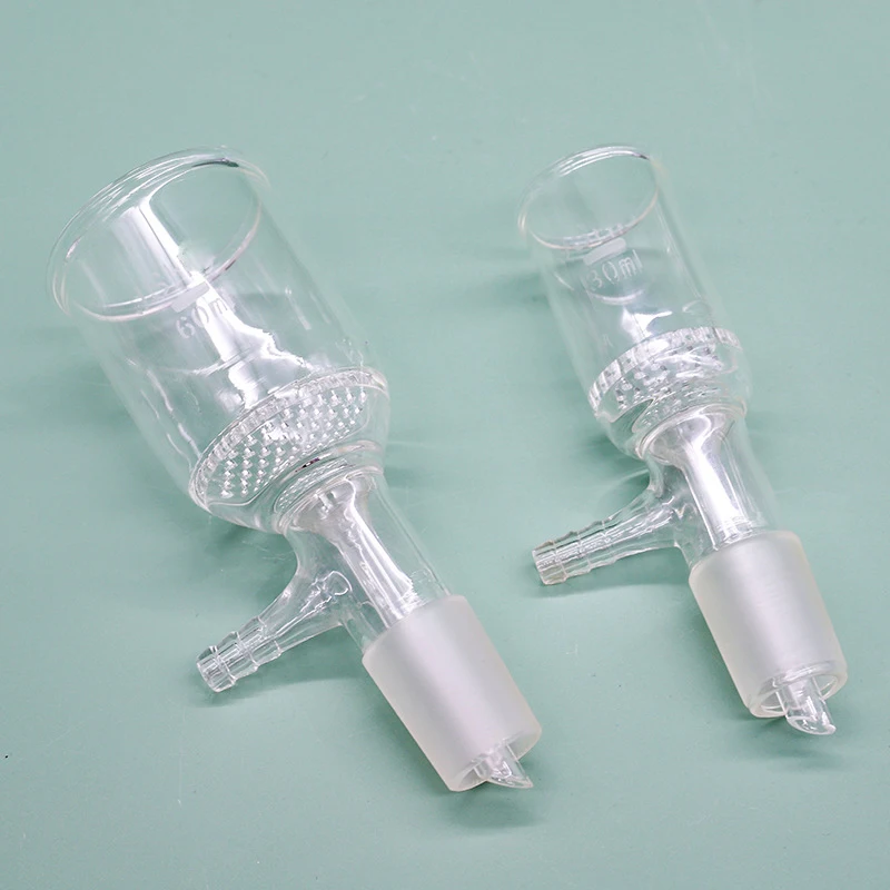 Glass plate suction filtration funnel Buchner funnel suction filtration device 60/150/250/500/1000ml