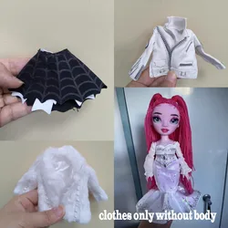 002 new brand 1/6 26cm licca big sister caihongwawa Original Doll DIY Accessories only clothes dress without body kuailesenlin