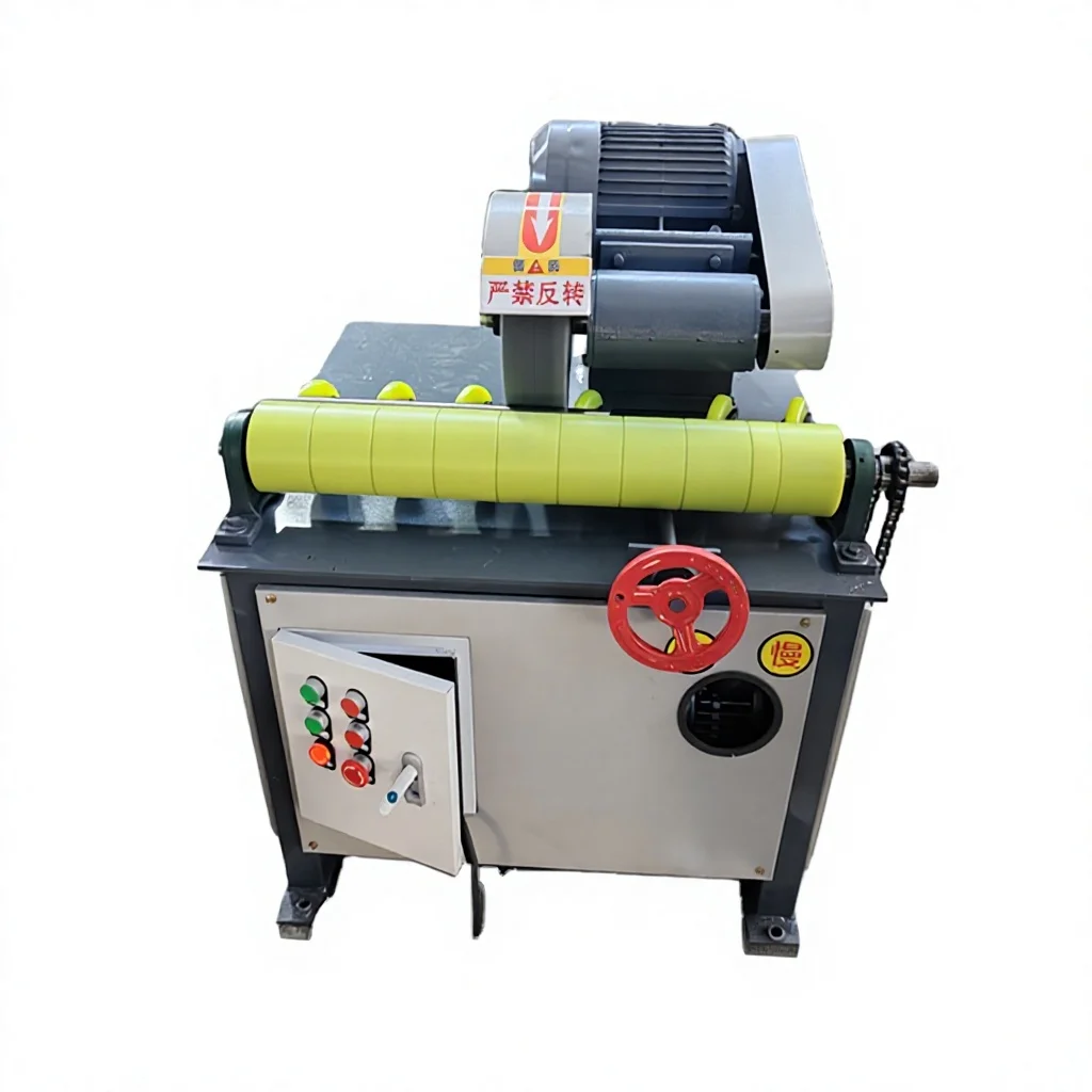 Round Pipe Polisher Metal Tube Rust Removal Wire Drawing Grinding Equipment Centerless Cylindrical Tube Polishing Machine