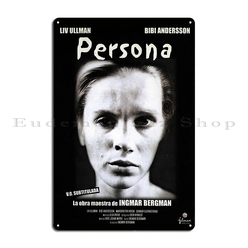 Passion Director Movie Addiction Persona Bergman Cute Fans Metal Plates Designing Cave Pub Wall Pub Tin Sign Posters