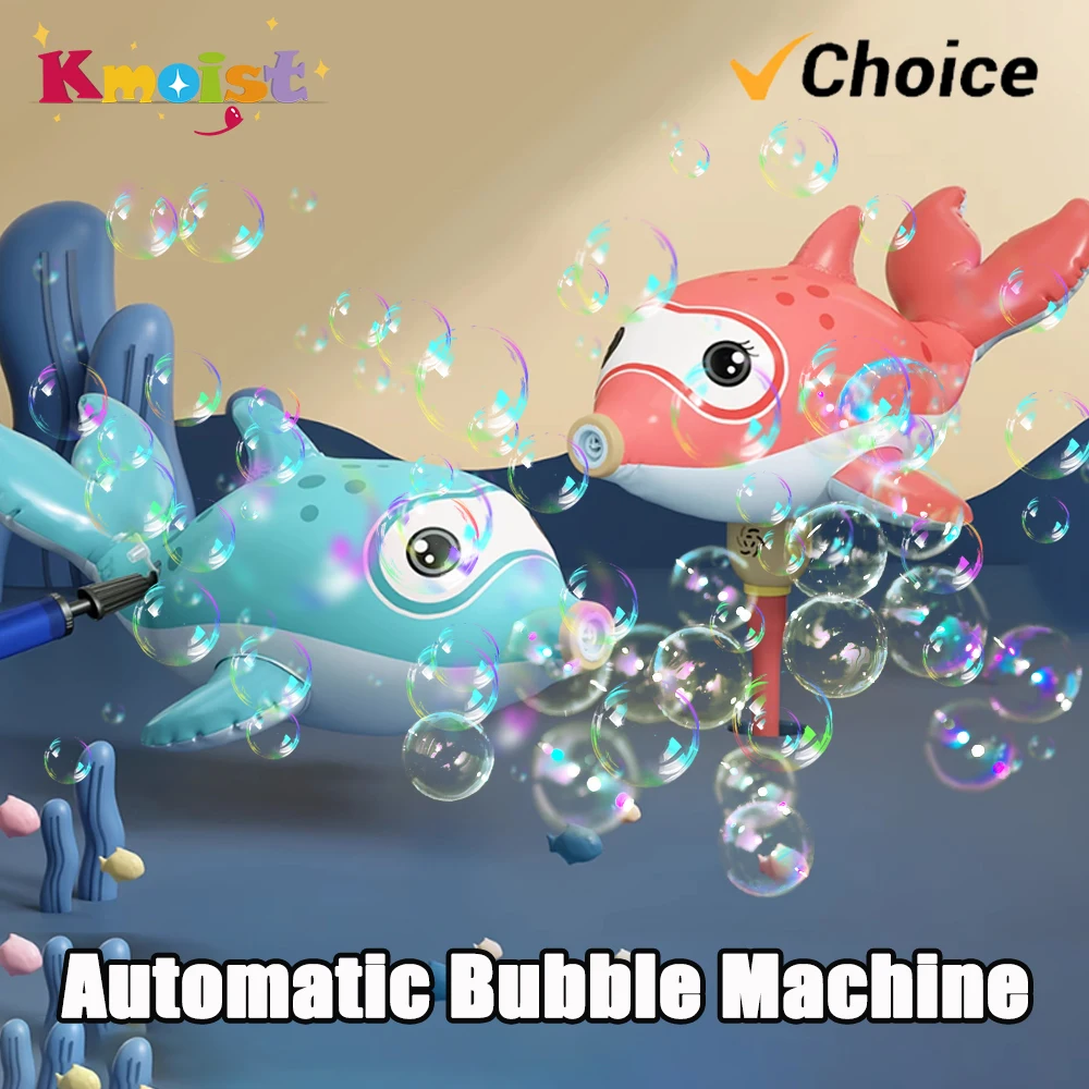 어린이날 선물 버블건 전동 풍선 돌고래 만화 야외 장난감 LED 조명 비눗방울 풍선 장난감
