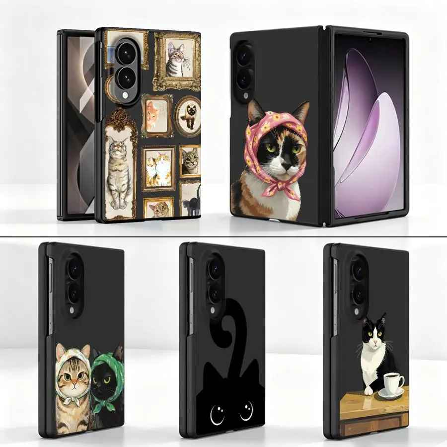 Walking Kitten Case for Samsung Galaxy ZFold8 Z Fold8 Wide Z Fold 8 ZFold Wide Phone Shell