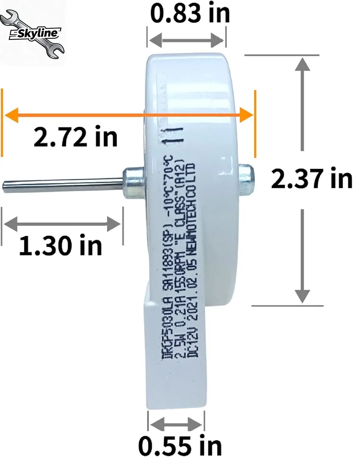 

DA31-00146B DRCP5030LA Запасная часть двигателя вентилятора испарителя холодильника для холодильника заменяет PS4138373 AP4136568