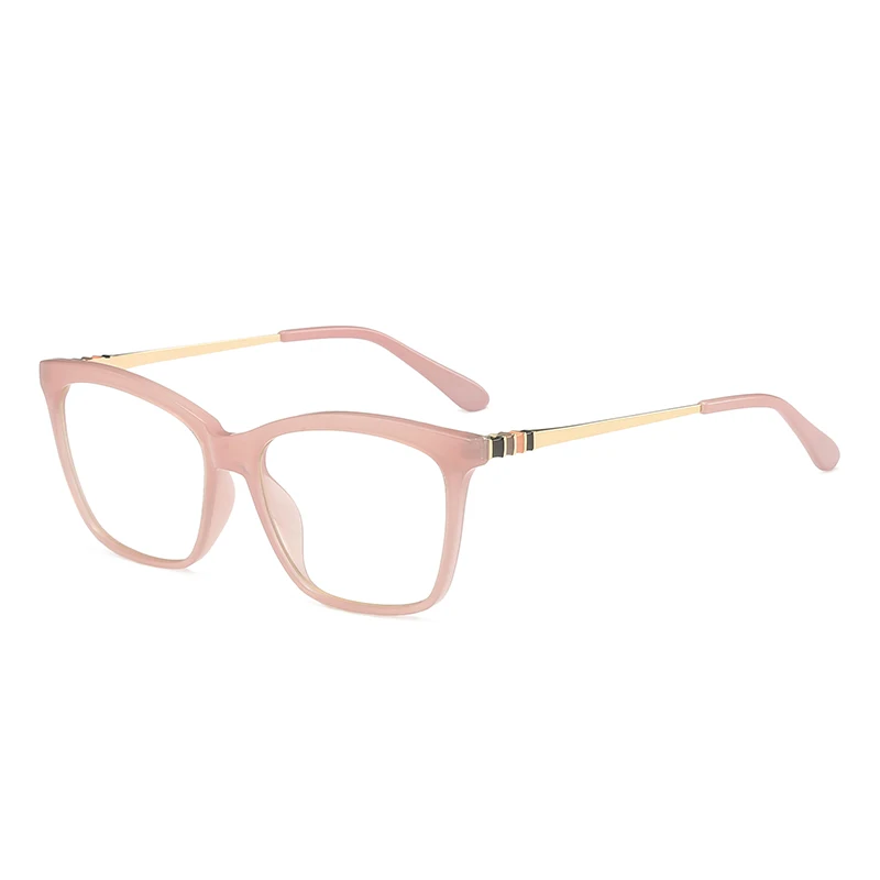 54mm    2023 Anti Blue Light Computer Glasses TR  Women Big Frame Cat Eye  Frame  Eyeglasses pc girls glasses  2060