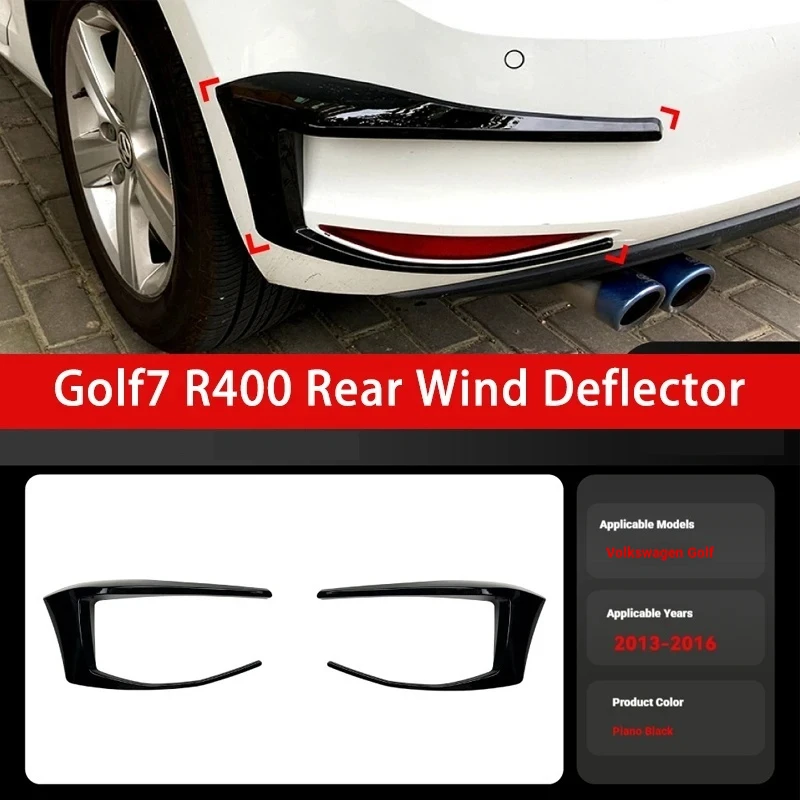 Applicable to 2013-2016 Volkswagen Golf 7 High 7 R400 rear bar rear air outlet surround cross-border modification