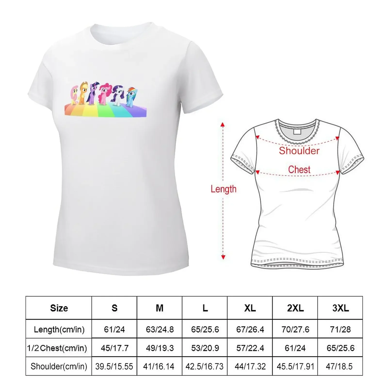 Road to Friendship T-shirt korean fashion cute tops plus size tops T-shirts for Women