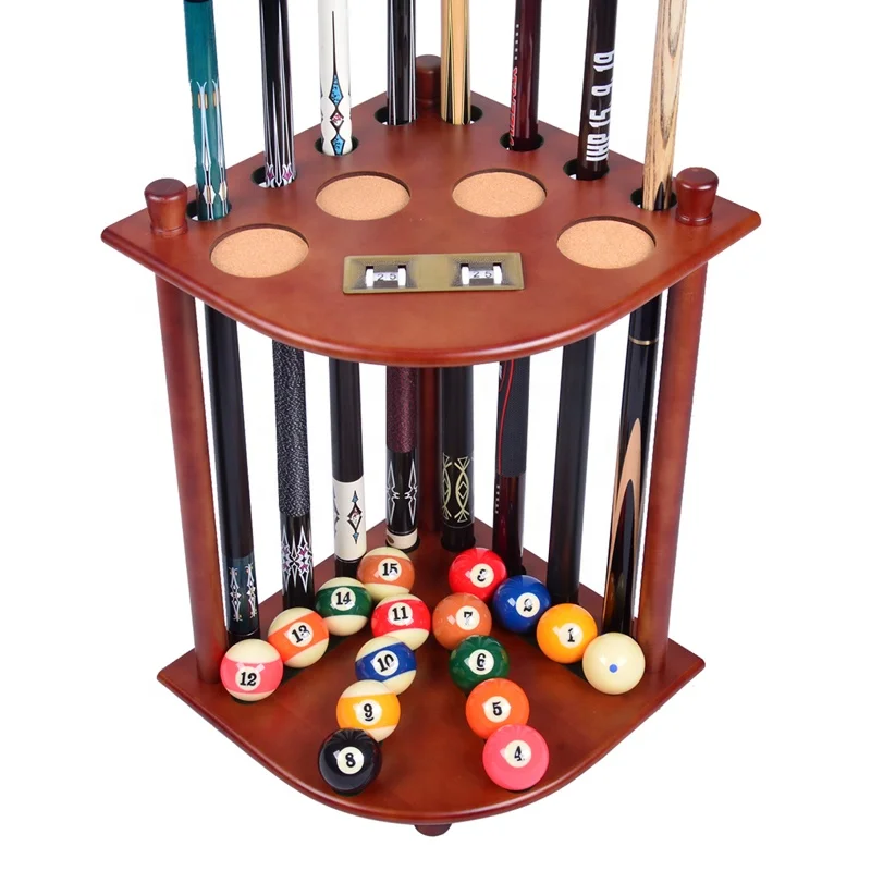 

Fancy 8 pool billiard stick & ball floor Stand with metal scorer billiard accessories pool cue stick cue rack TP-BA1012