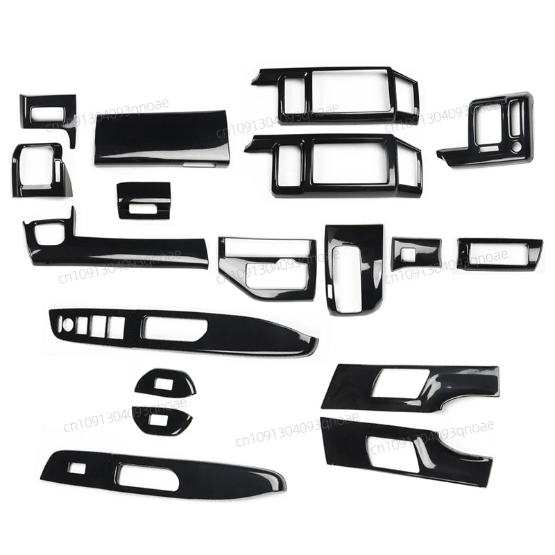 For Honda Stepwgn Stepwagon Spada 2009-2014 Right Hand Drive Plastic Gloss Black Style Decoration Accessories Interior Stickers