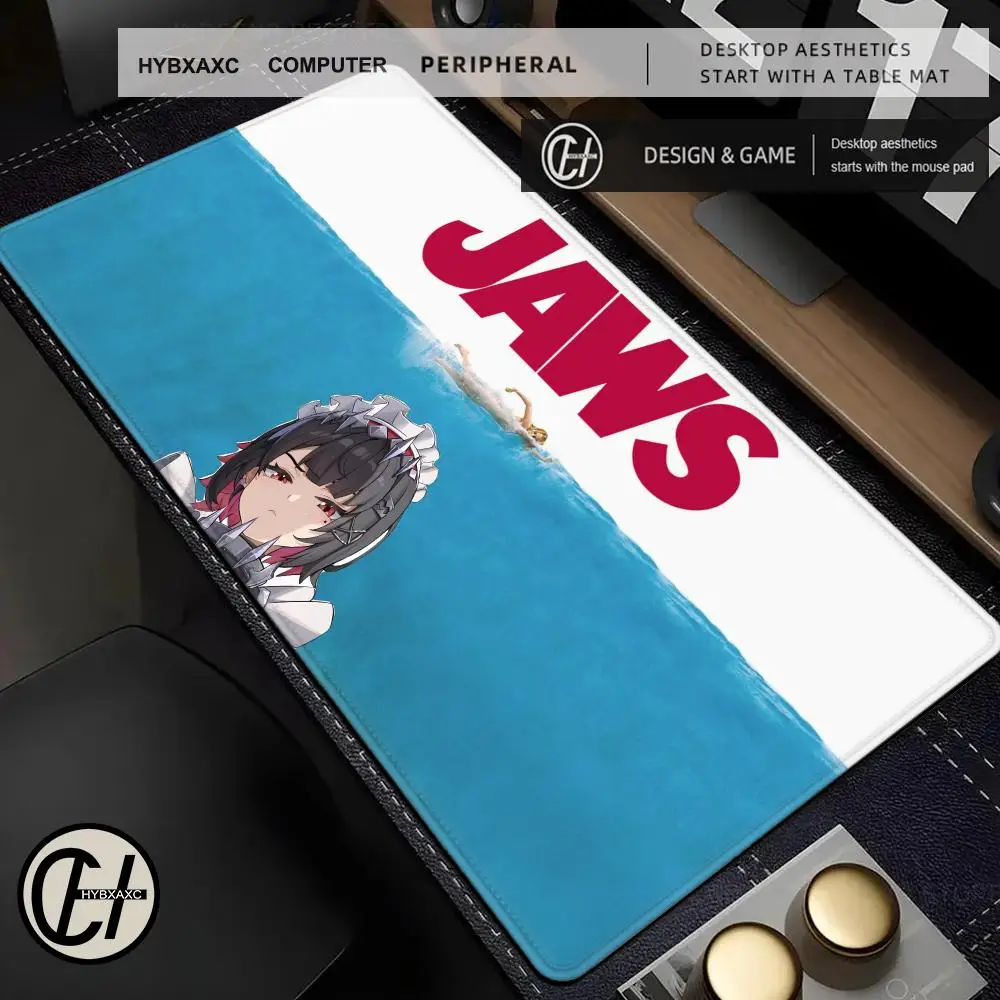 Zenless Zone Zero Ellen Joe Mouse Pad Gaming Accessories Computer Mousepad Anime ZZZ Keyboard Office Pads XXL Rubber Mouse Mats
