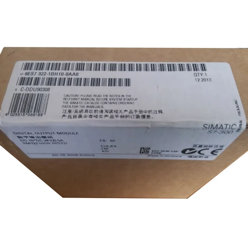 

New Original 6ES7322-1BH10-0AA0 S7-300