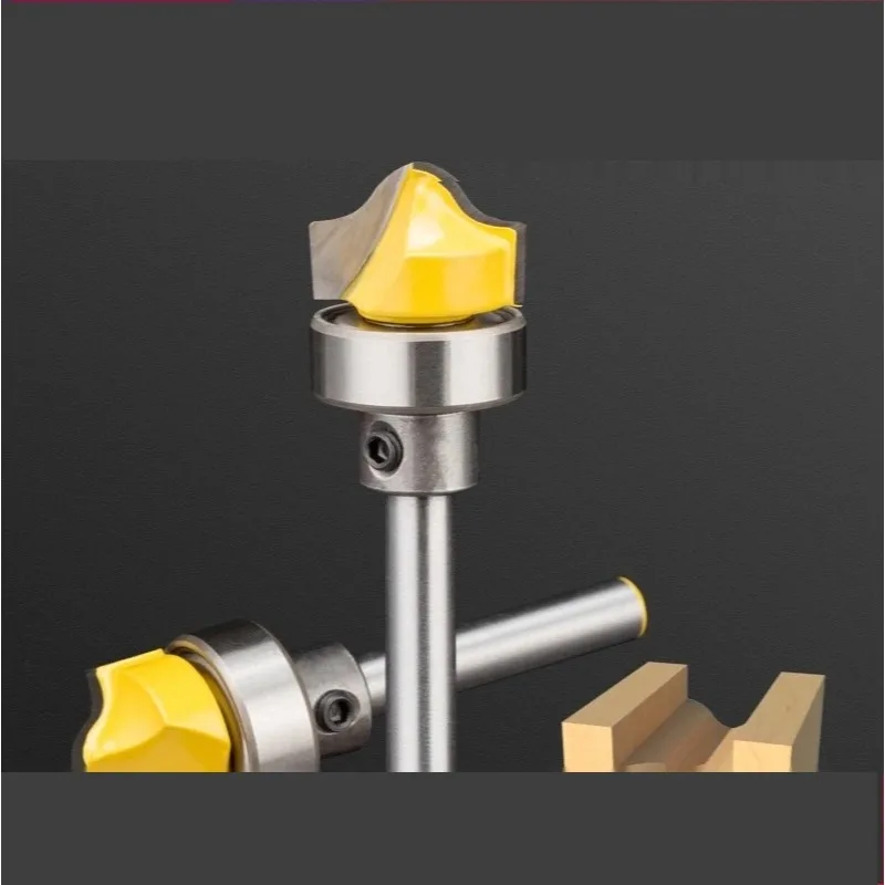 

1/4 дюйма 6,35 мм хвостовик деревообрабатывающие фрезы дуговая фреза для деревянной фрезы прямая обрезка фаска гравировальный инструмент