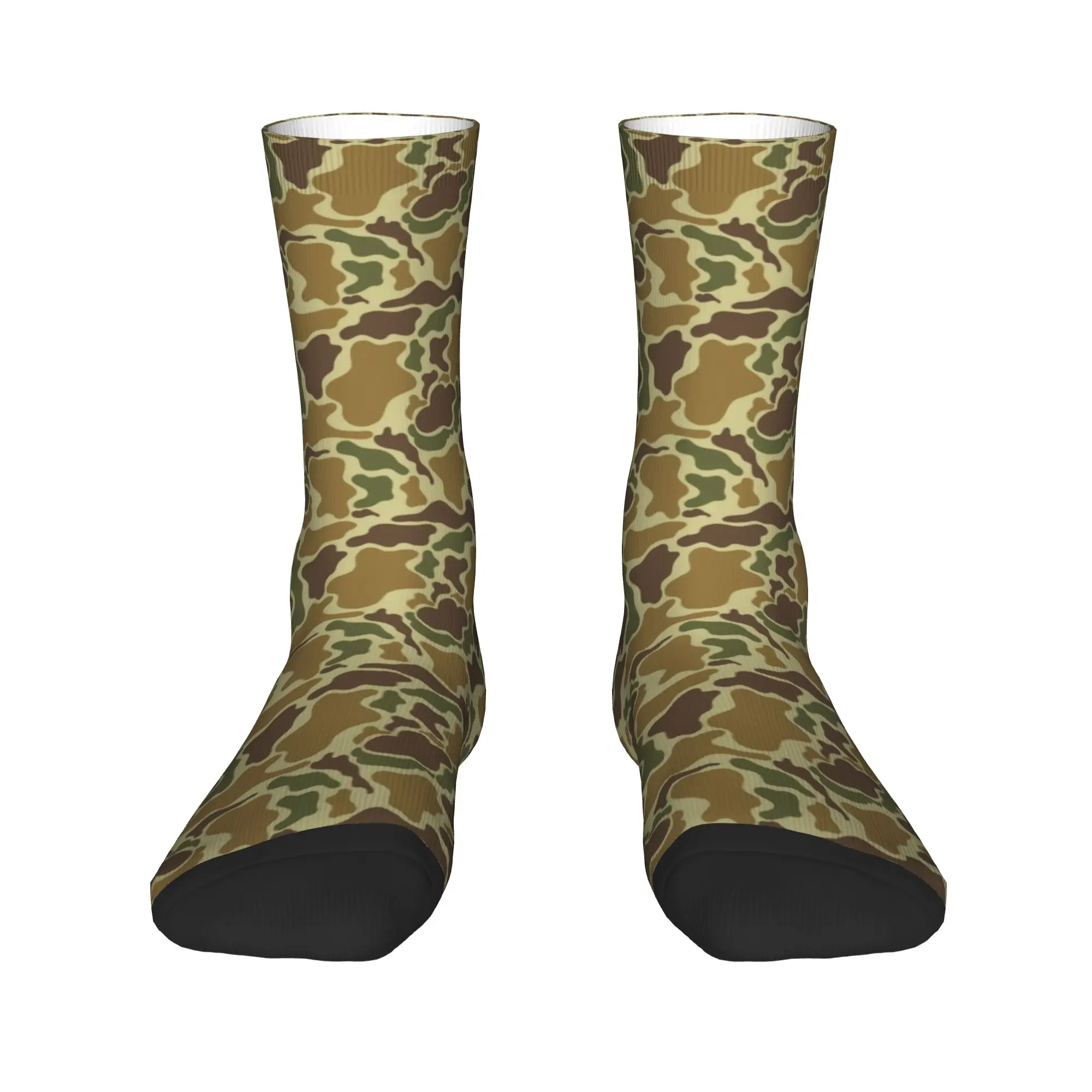 

Cute Duck Hunter Camo Camouflage Socks Women Men Warm 3D Print Football Sports Socks