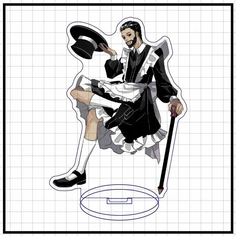 Anime Identity V Acrylic Stand Model Naib Subedar Martha Behamfil Cosplay Standing Model Plate Desk Display Ornament Props Gift