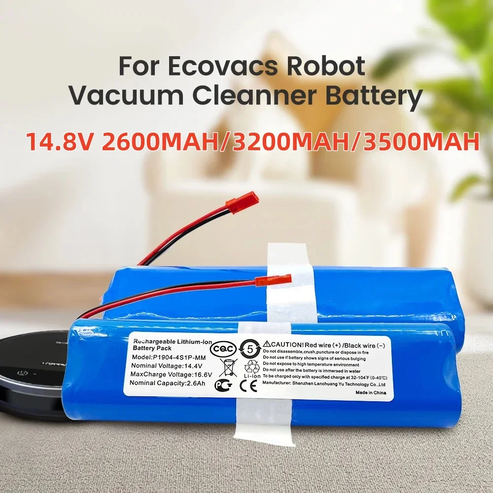 . 14.8V 2600mAh3200mah Lithium Battery for ILIFE V5 V5s V50 V3 DF45 DF43 Plus V3s Pro Robot Vacuum Cleaner ILIFE V5s Pro Battery