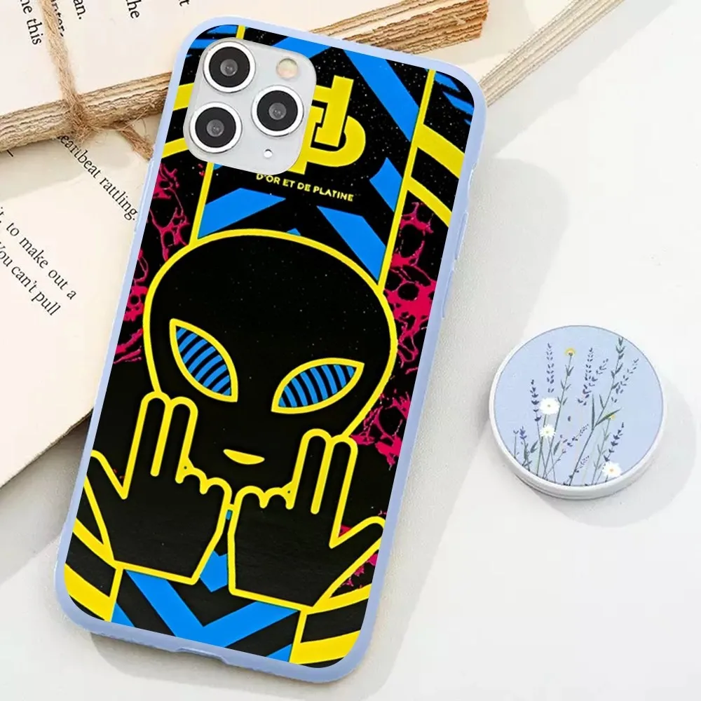 

Rapper JuL C'est Pas Des Lol Phone Case For IPhone 14 11 12 13 Mini Pro Xs Max 8 7 6 6S Plus X XR Solid Candy Color Case