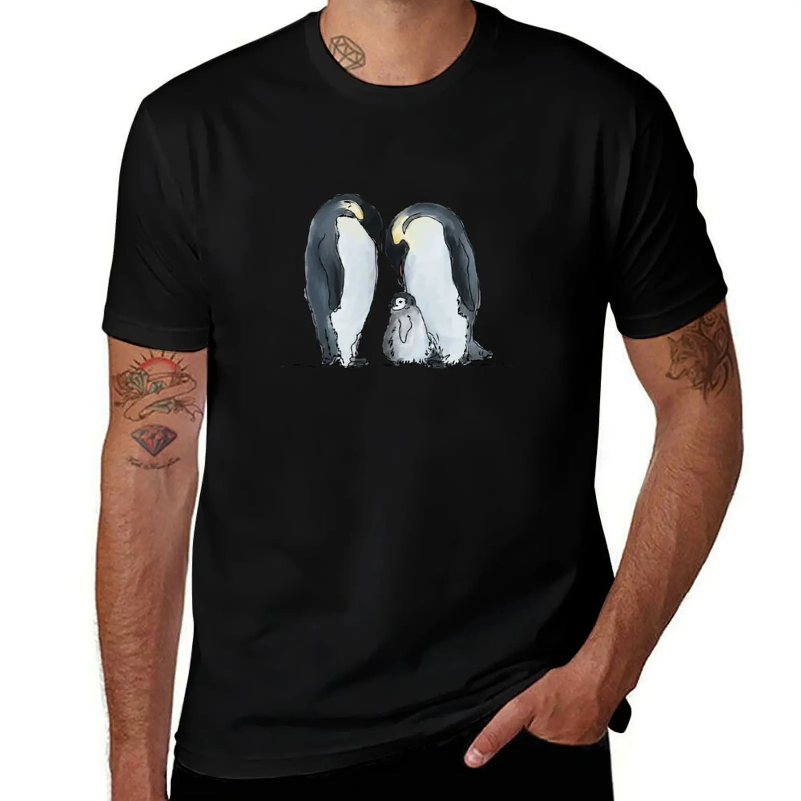 

Emperor Penguin Family T-Shirt customizeds vintage t shirts t shirts for men pack