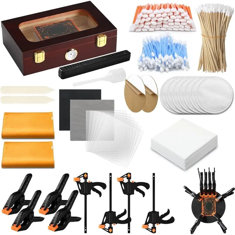 

【Festival】For Collectibles Protection Card Flattening Tool Kit For Collectors Trading Card Repair Accessory Grading Cleaning Kit