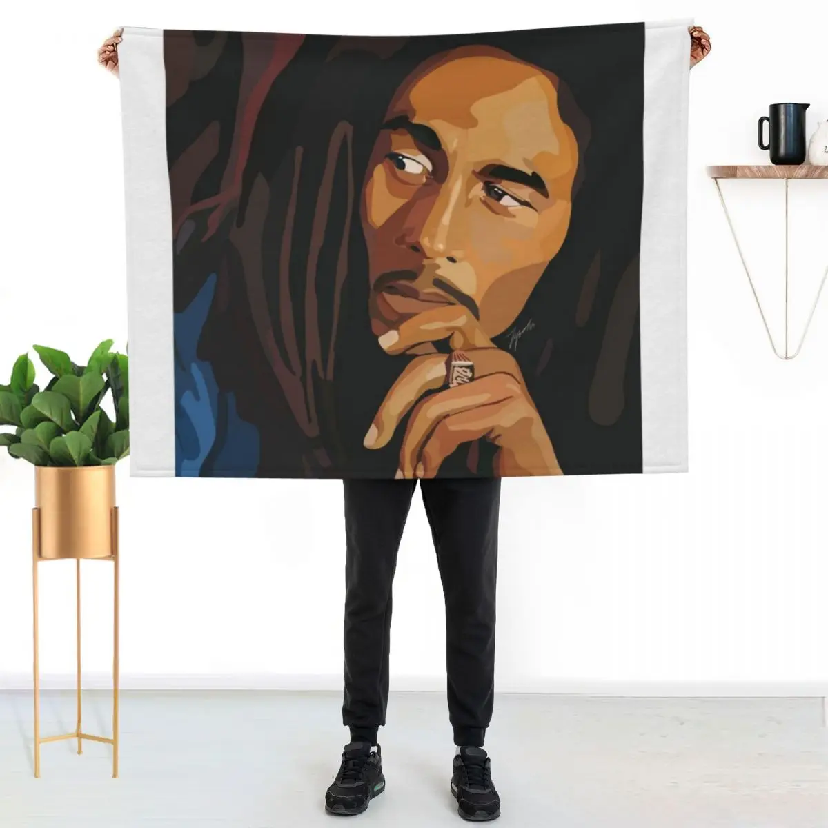 

Legend - The Best of Bob Marley and the Wailers Throw Blanket Machine Washable Soft Warm Blanket