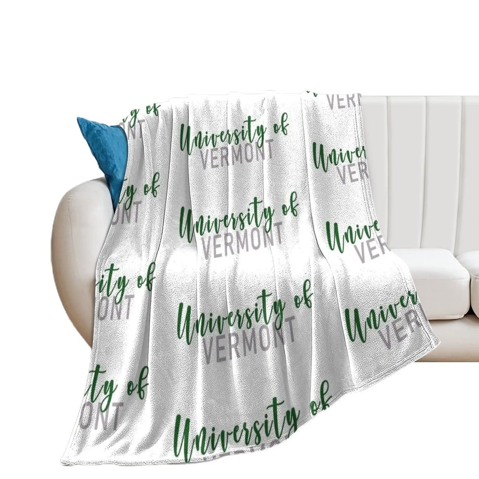 University of Vermont! Throw Blanket Flannels Nap Custom Luxury Brand Blankets