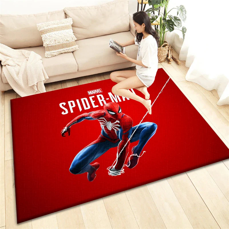 Marvel Spider Man  HD Printed Carpet for children,Living room Bedroom floor mat Kitchen mat Children's Bedroom Mat,bedroom decor